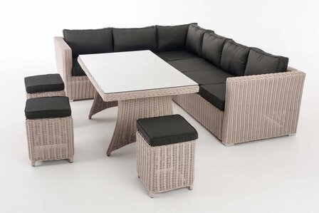 Tuinset Sirini 5 mm perlWit,anthrazit