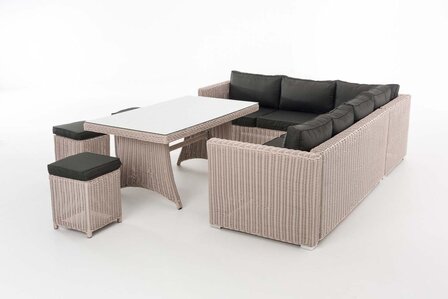 Tuinset Sirini 5 mm perlWit,anthrazit
