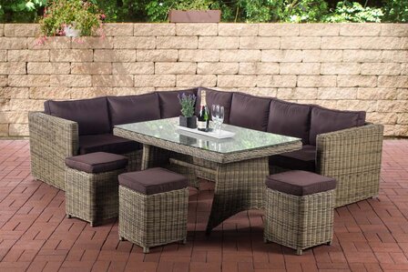 Tuinset Sirini 5 mm natura,terraBruin