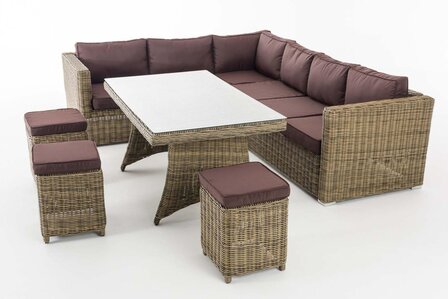 Tuinset Sirini 5 mm natura,terraBruin