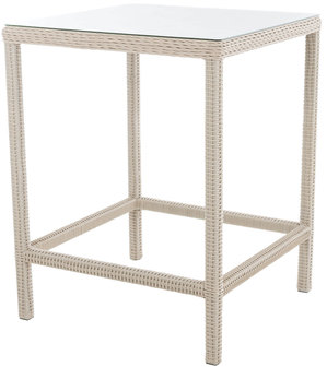 Tuintafel Ilei 5mm perlWit