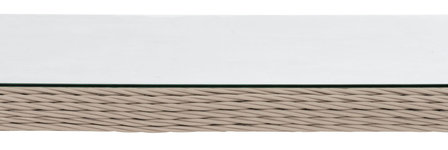 Tuintafel Ilei 5mm perlWit
