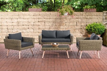 Loungeset Kiruna 5 mm natura 40 cm (HellBruin),anthrazit