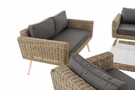 Loungeset Kiruna 5 mm natura 40 cm (HellBruin),anthrazit