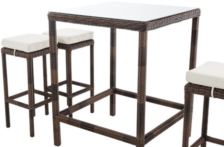 Tuinbar Ilei 5mm Bruin-meliert,CremeWit