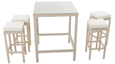 Tuinbar Ilei 5mm perlWit,CremeWit