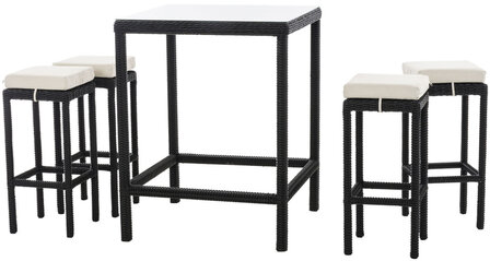 Tuinbar Ilei 5mm Zwart,CremeWit