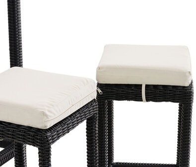 Tuinbar Ilei 5mm Zwart,CremeWit