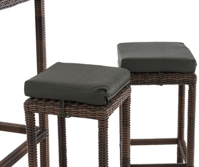 Tuinbar Ilei 5mm Bruin-meliert,anthrazit