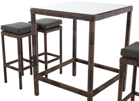 Tuinbar Ilei 5mm Bruin-meliert,anthrazit