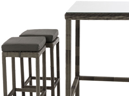 Tuinbar Ilei 5mm Grijs-meliert,anthrazit