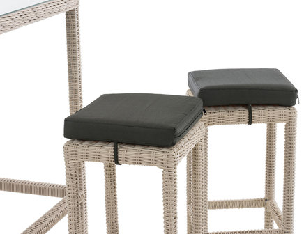 Tuinbar Ilei 5mm perlWit,anthrazit
