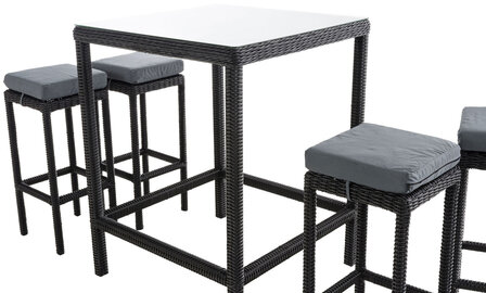 Tuinbar Ilei 5mm Zwart,eisenGrijs