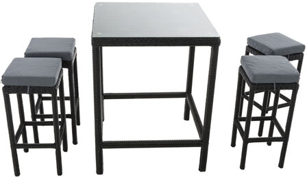 Tuinbar Ilei 5mm Zwart,eisenGrijs