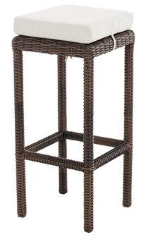 Barkruk Ilei 5mm Bruin-meliert,CremeWit