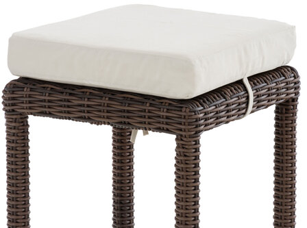 Barkruk Ilei 5mm Bruin-meliert,CremeWit