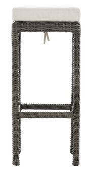 Barkruk Ilei 5mm Grijs-meliert,CremeWit
