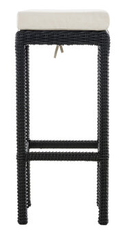 Barkruk Ilei 5mm Zwart,CremeWit