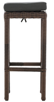 Barkruk Ilei 5mm Bruin-meliert,anthrazit