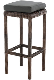 Barkruk Ilei 5mm Bruin-meliert,anthrazit