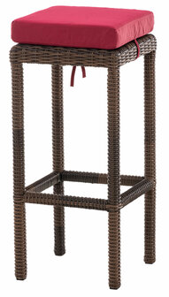 Barkruk Ilei 5mm Bruin-meliert,rubinRood