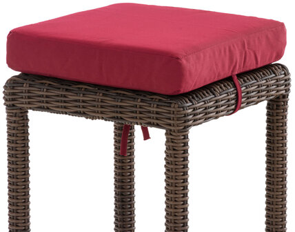 Barkruk Ilei 5mm Bruin-meliert,rubinRood