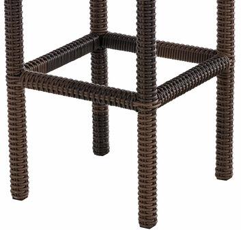 Barkruk Ilei 5mm Bruin-meliert,rubinRood