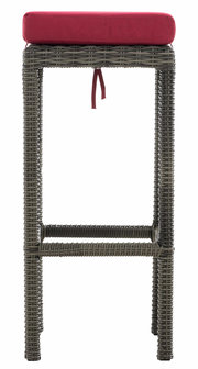Barkruk Ilei 5mm Grijs-meliert,rubinRood