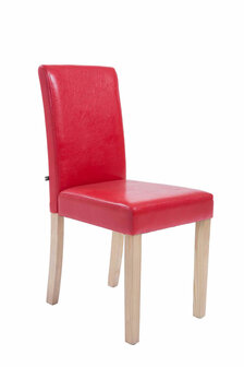 Eetkamerstoel Ani zwart Rood,natura