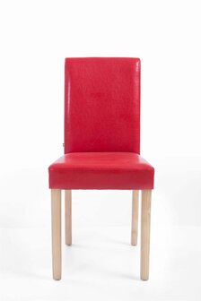 Eetkamerstoel Ani zwart Rood,natura