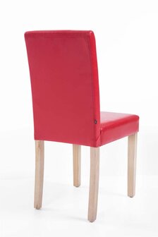 Eetkamerstoel Ani zwart Rood,natura