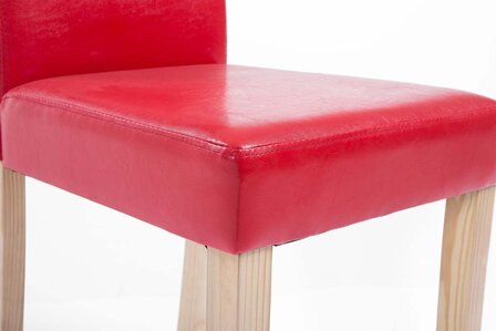 Eetkamerstoel Ani zwart Rood,natura