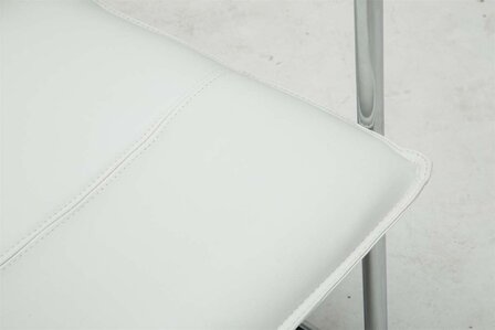Set van 2 bezoekersstoelen Siittli kunstleer Wit