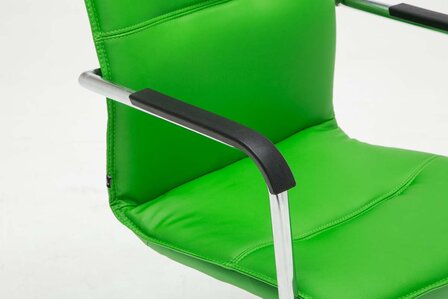 Set van 2 bezoekersstoelen Siittli kunstleer Groen