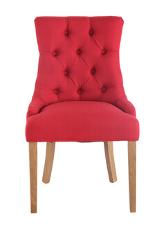 Set van 2 eetkamerstoelen Eberdean antik-hell,Rood