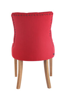 Set van 2 eetkamerstoelen Eberdean antik-hell,Rood