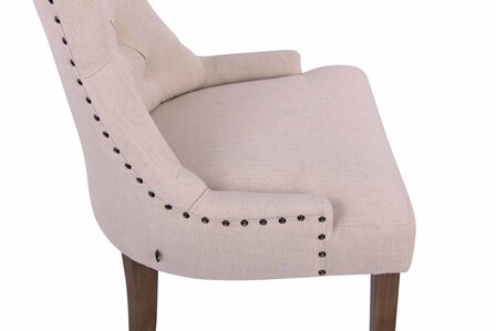 Set van 2 eetkamerstoelen Eberdean antik-hell,Creme