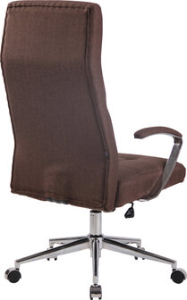 Bureaustoel Fann Bruin,Stoff