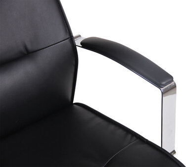 Partlond bureaustoel met massagefunctie Zwart,Kunstleder