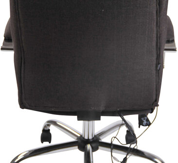 Partlond bureaustoel met massagefunctie Grijs,Stoff