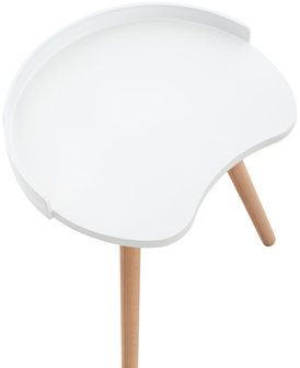 Bijzettafel Nirvak natura/Wit