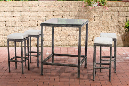 Tuinbar Ilei 5mm Grijs-meliert,CremeWit