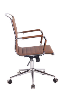 Bureaustoel Bortan Bruin,Kunstleder