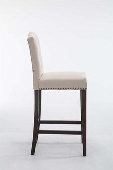 Barkruk Leiuso stof antik,Creme