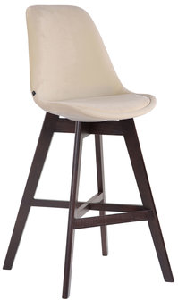 Barkruk Cennas Fluweel Creme,cappuccino