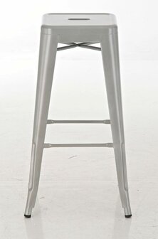 Set van 2 barkrukken Jashuo silber, 