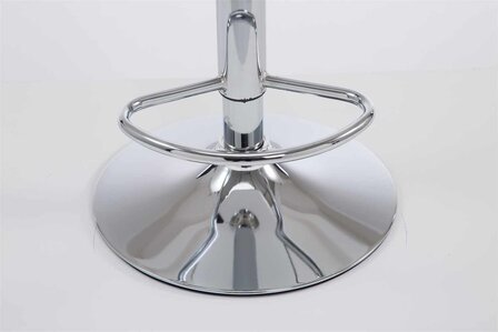 Set van 2 barkrukken Lis Vigis kunstleer Paars,Chroom