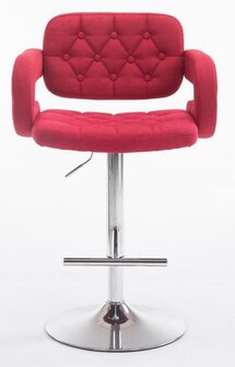 Set van 2 barkrukken Diblun Stof Rood