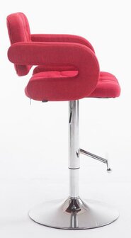 Set van 2 barkrukken Diblun Stof Rood