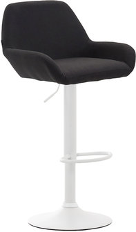 Barkruk Brigi Stof Zwart,Wit